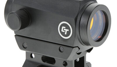 Crimson Trace 0102030 CTS-25 Matte Black 1x20mm 4 MOA Red Dot Reticle, Picatinny Rail Mount