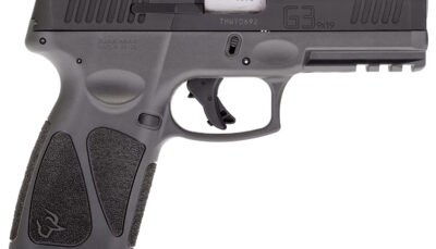 Taurus 1G3B941G G3 Full Size Frame 9mm Luger 15+1/17+1 4" Matte Stainless Steel Barrel, Matte Black Tenifer Serrated Steel Slide, Gray Polymer Frame w/Picatinny Rail, Gray Polymer Grip, Right Hand