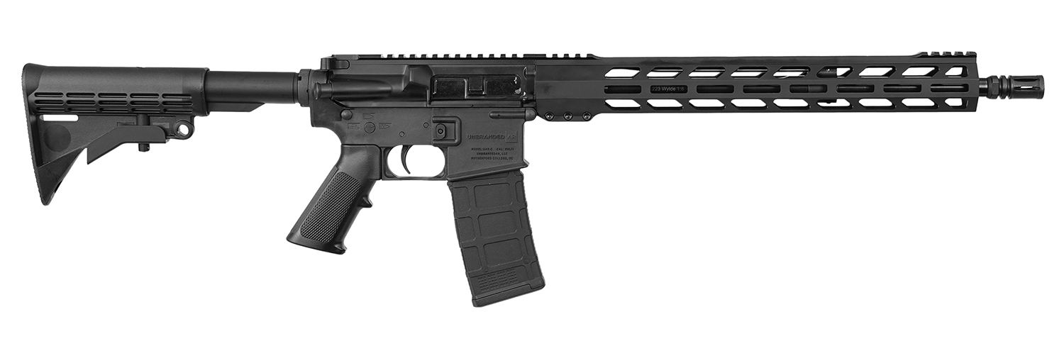 UnBranded AR 223WYBR0004 UAR-C Carbon 223 Wylde 30+1 16" Barrel, Black Nitride Metal Finish, Black Collapsible Stock, Textured Black Polymer Grip