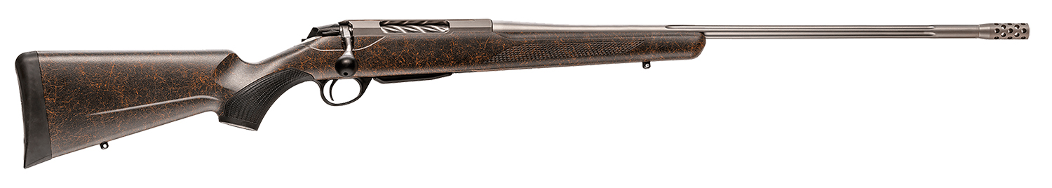 Tikka JRTXRBS316 T3x Lite Full Size 308 Win 3+1 22.40" Stainless Fluted Barrel, Drilled & Tapped Stainless Steel Receiver, Orange Webbed Black Roughtech Synthetic Stock
