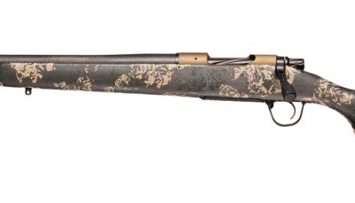 Christensen Arms 8010621400 Ridgeline FFT 300 PRC 3+1 22" Carbon Fiber/Threaded Barrel, Burnt Bronze Cerakote, Green with Black/Tan Accents Stock, Left Hand