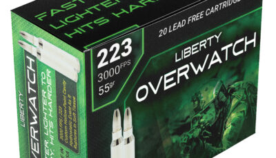 Liberty Ammunition LAOW223553000 OverWatch 223Rem 55gr 20 Per Box/50 Case