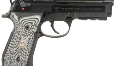 Wilson Combat BER-92CT-9 92G Centurion 9mm Luger 20+1 4.25" Target Crown Barrel, Black Steel Serrated Slide, Black Steel Frame w/Picatinny Rail, Black/Gray G10 Grip, Ambidextrous