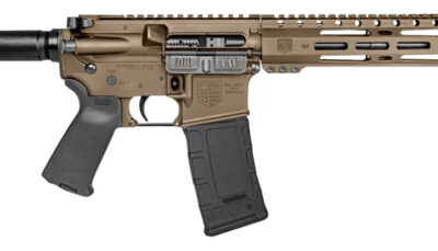 Diamondback DB1915B061 DB15  300 Blackout 28+1 10", FDE, Carbon Lower, 9" M-LOK Handguard, Black Padded Buffer Tube/Magpul Grip