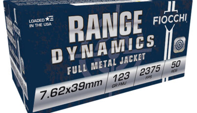 Fiocchi 762X39A Range Dynamics  7.62x39mm 123gr Full Metal Jacket 50 Per Box/10 Case