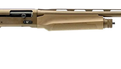 Gforce Arms GFONE1228MF One Full Size 12 Gauge Semi-Auto 3" 3+1/10+1 28" Flat Dark Earth Vent Rib Barrel, Flat Dark Earth Receiver, Fixed Flat Dark Earth Cerakote Synthetic Stock