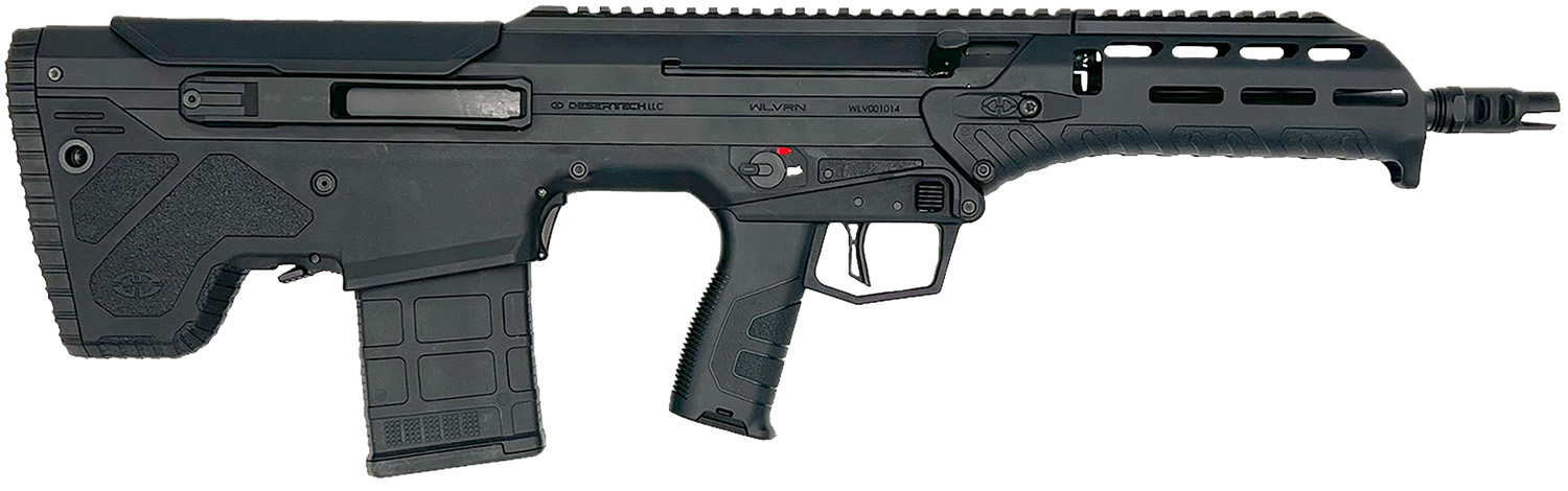Desert Tech WLVRFD1630B WLVRN 300 Blackout 30+1 16" Black Steel Threaded Barrel, Black Hard Coat Anodized Picatinny Rail Aluminum Receiver, M-LOK Handguard, Black Polymer Chassis, Ambidextrous