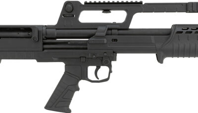 Escort HEBP12180101 PX BullTac 12 Gauge Pump 3" 5+1 18" Black Stainless Steel Barrel, Black Aluminum/Polymer Receiver w/Picatinny Rail, Black Bullpup Synthetic Stock, Black Grip