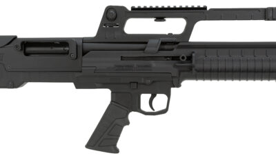 Escort HEBA12180001 BullTac SA 12 Gauge Semi-Auto 3" 5+1 18" Black Stainless Steel Barrel, Black Aluminum/Polymer Receiver w/Picatinny Rail, Black Bullpup Synthetic Stock, Black Grip
