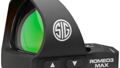 Sig Sauer Electro-Optics SOR30300 Romeo3Max Pro Black 1 x 31 mm 3 MOA Red Dot