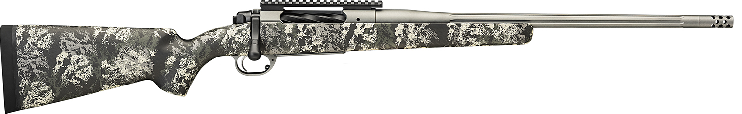 Springfield Armory BAB9247Y 2020 Boundary 7mm 24" Rogue Camo Tactical Gray Cerakote Model 2020 Stainless Steel Receiver Carbon Fiber w/ M-LOK