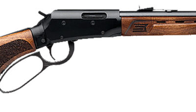 Savage Arms 46020 Revel Deluxe Full Size 22 LR 12+1 18" Black Threaded Barrel, Black Drilled & Tapped Aluminum Receiver, Satin Walnut Fixed Stock, Right Hand