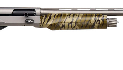 Gforce Arms GFTWO1228MO1 Two 12 Gauge Semi-Auto 3" 28" Matte Gray Vent Rib Barrel, Matte Gray Receiver, Adj Shim Mossy Oak New Bottomland Synthetic Stock