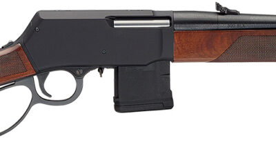 Henry H023300 Supreme  300 Blackout 10+1 16.50" Blued Threaded Barrel, Black Hardcoat Anodize Drilled & Tapped Aluminum Receiver, Fixed American Walnut Stock, Ambidextrous