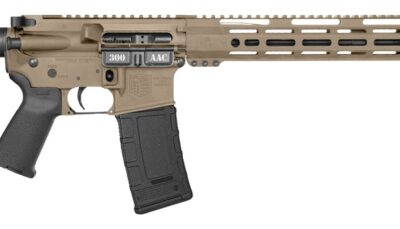 Diamondback DB1718B062 DB15  300 AAC Blackout 30+1 16" Black Nitride Threaded Barrel, Flat Dark Earth Cerakote Aluminum/Carbon Receiver w/Picatinny Rail Receiver, M-LOK Handguard, Magpul MOE Grip