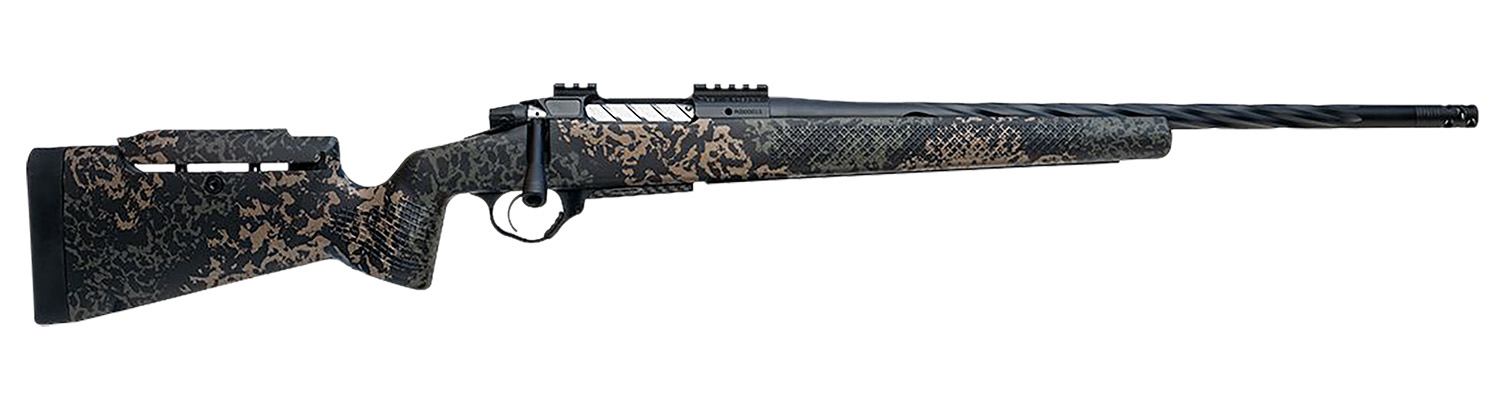 Seekins Precision 0011710219-F Havak PH3 6.5 Creedmoor 20" Black Fluted Threaded Barrel, Black Picatinny Rail Steel Receiver, Adj Cheek Riser Woodland Shadow Synthetic Stock