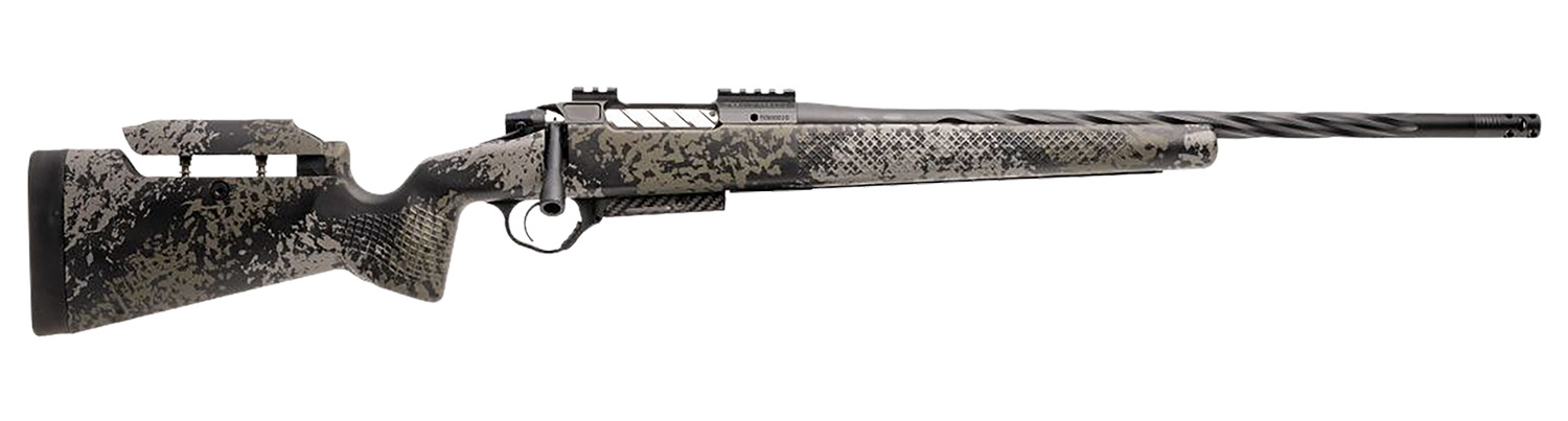 Seekins Precision 0011710299-F Havak PH3 300 Win Mag 26" Black Fluted Threaded Barrel, Black Picatinny Rail Steel Receiver, Adj Cheek Riser Mountain Shadow Synthetic Stock