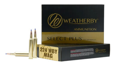 Weatherby H22450VMAX 224WthbyMag 50gr Hornady V-Max 20 Per Box/10 Case