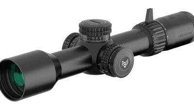 Swampfox Optics TWK525563L Warhawk  Black 5-25x56mm 34mm Tube Sharpshooter MIL Reticle