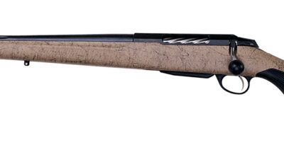 Tikka JRTXRT47124 T3x Roughtech 7mm PRC 3+1 24.30" Black Fluted Threaded Barrel, Black Steel Drilled & Tapped Receiver, Tan Roughtech Synthetic Stock, Left Hand