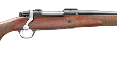 Ruger 67103 Hawkeye Hunter 358 Win 4+1 16.60" Satin Blued Threaded Barrel, Satin Blued Steel Receiver w/Integral Scope Mount, American Walnut Fixed Stock, Right Hand