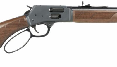 Henry H012PGR357 Protector Carbine 38 Special/357 Mag 7+1 16.50" Blued Threaded Barrel, Blued Steel Drilled & Tapped Receiver, American Walnut Fixed w/Pistol Grip Stock