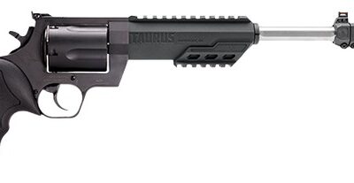Taurus 2-350101RH Raging Hunter Large 350 Legend 6 Shot 10.50" Overall Matte Black Picatinny Rail Barrel w/Muzzle Brake, Cylinder & Stainless Steel Frame, Transfer Bar Safety, Exposed Hammer