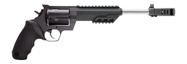 Taurus 2-350101RH Raging Hunter Large 350 Legend 6 Shot 10.50" Overall Matte Black Picatinny Rail Barrel w/Muzzle Brake, Cylinder & Stainless Steel Frame, Transfer Bar Safety, Exposed Hammer