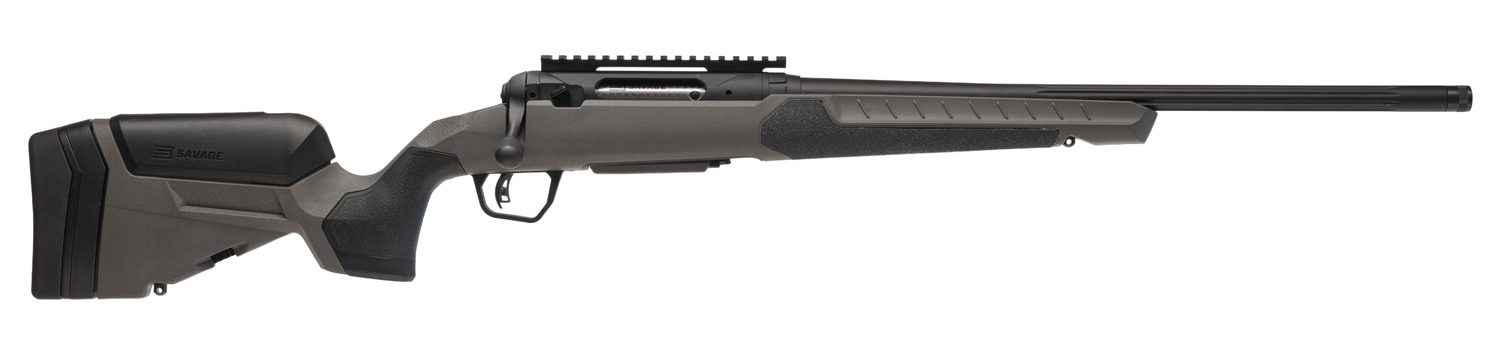 Savage Arms 32535 110 Core Hunter 400 Legend 4+1 20" Fluted Barrel, Flat Dark Gray AccuStock w/AccuFit V2 Synthetic Stock, Right Hand