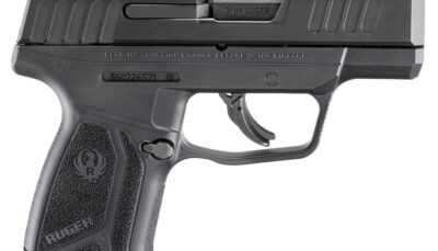 Ruger 3519 Max-9 Compact 9mm Luger 10+1 3.20" Black Nitride Alloy Steel Barrel & Optic Ready/Serrated Slide, Black Polymer Frame, Textured Grip, Shield RMSc/JPoint Footprint