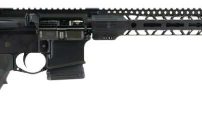 Faxon Firearms FXSPT55616HBAR13 Sport  5.56 NATO 10+1 16" Black Nitride HBAR Threaded Barrel, Black Aluminum Receiver w/Picatinny Rail, M-LOK Handguard, M4 Style Black Polymer Stock, Black Polymer Gri