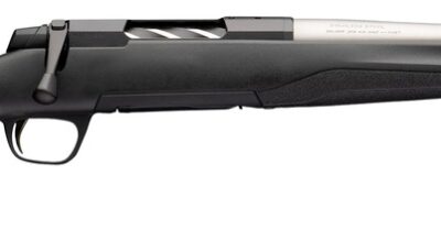 Browning 036116297 X-Bolt 2 Special LR SPR Full Size 300 PRC 3+1 22" Matte Stainless Steel Threaded Barrel, Matte Stainless Steel Drilled & Tapped Receiver, Black Adj Comb & LOP Synthetic Stock, Right
