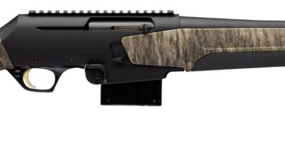 Browning 039034218 BAR Mk4 Full Size 308 Win 10+1 18.50" Matte Blued Fluted Barrel & Aluminum Alloy Receiver w/ Picatinny Rail, Mossy Oak Bottomland Adj Shim Synthetic Stock
