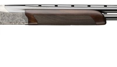 Browning 0183486003 Citori 825 Pro Sporting Full Size 20 Gauge Break Open 3" 2rd 30" Blue Polished Over/Under Vent Rib Barrel, Silver Nitride Engraved Steel Receiver, Adj Comb Grade III/IV Gloss Walnu