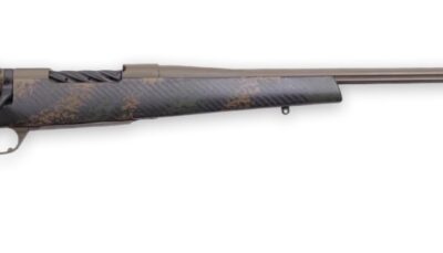 Weatherby MBC20N22CMR4B Mark V Backcountry 2.0 22 Creedmoor 4+1 22" Patriot Brown Cerakote Fluted Threaded Barrel, Steel Drilled & Tapped Receiver, Carbon Fiber w/Brown & Dark Green Sponge Accents Fix