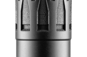 Dead Air NOMADTIOTBBLK Nomad Ti OTB 300 RUM/7mm BC 1.76" Black Titanium