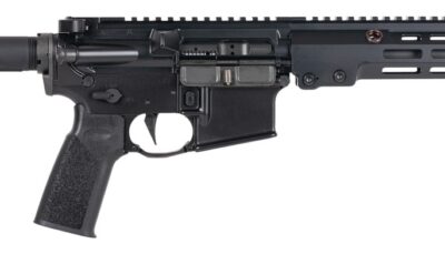 Geissele Automatics 08562B Super Duty MOD1 5.56 NATO No Magazine 10.30" Threaded Barrel Black Cerakote Aluminum Receiver w/Picatinny Rail, M-LOK Handguard, Black Polymer SB Tactical SBA3 Brace, Mil-Sp