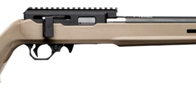 Angstadt Arms AAVV22BMFR Vanquish Summit 22 LR 10+1 18.50" Black Ported Barrel, Black Hardcoat Anodize Aluminum Receiver w/Picatinny Rail, Flat Dark Earth Magpul X-22 Hunter Synthetic Stock