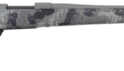 Howa HMFN762HBGL 1500 Fence Line 7.62x39mm 5+1 20" Tungsten Cerakote Heavy Threaded Barrel, Tungsten Cerakote Aluminum Drilled & Tapped Receiver, Gray Light Camo Fixed Synthetic Stock, Right Hand