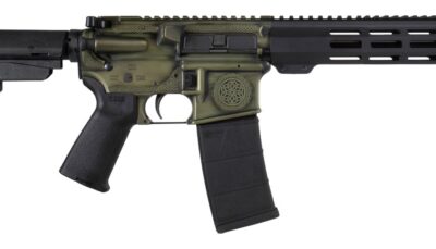 Shark Coast Tactical SCC07350CELT-P Celtic 5.56 NATO 30+1 10.50" Black Nitride Threaded Barrel, Aluminum Receiver w/Picatinny Rail, M-LOK Handguard, Polymer Magpul MOE Grip, Right Hand