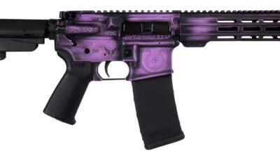 Shark Coast Tactical SCC07510VALK-P Valkyrie 5.56 NATO 30+1 10.50" Black Nitride Threaded Barrel, Aluminum Receiver w/Picatinny Rail, M-LOK Handguard, Polymer SB Tactical SBA3 Brace, Magpul MOE Grip,