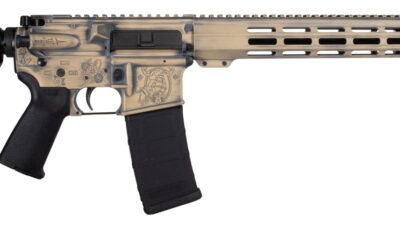 Shark Coast Tactical 300-097-1000-02 Hold Fast 5.56 NATO 30+1 16" Black Melonite Threaded Barrel, Aluminum Receiver w/Picatinny Rail, M-LOK Handguard, Magpul MOE SL Black Polymer Stock, Magpul MOE Gri