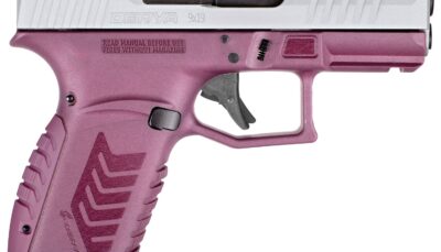 Derya Firearms DY9Z.BCS.TR DY9Z Sports South Exclusive Micro-Compact 9mm Luger 15+1 3.50" Black Barrel, Silver Optic Ready/Serrated Slide, Black Cherry Polymer Frame w/Accessory Rail, Interchangeable
