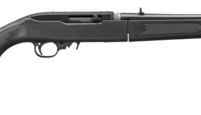 Ruger 32011 10/22 Takedown 22 LR 10+1 16.40" Satin Black Alloy Steel Threaded Barrel & Receiver w/Scope Rail, Black Fixed Synthetic Stock