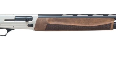 Pointer REXFT21W12 Field Tek FT21 Semi-Auto 3" 5+1 28" Black Vent Rib Barrel, Silver Aluminum Receiver, Fixed Turkish Walnut Stock