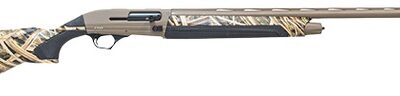 Pointer FT21FDESGB20 Field Tek FT21 Semi-Auto 3" 5+1 28" Flat Dark Earth Cerakote Vent Rib Barrel & Aluminum Receiver, Fixed Mossy Oak Shadow Grass Blades Synthetic Stock