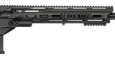 Cadex Inc CDX40DUAL37532BR40I2L4 CDX-40 SHDW 375 EnABELR 7+1 32" Black DLC Match Grade Threaded Barrel, Black DLC Aluminum Receiver w/Picatinny Rail, Adjustable Folding Black Buttstock, Black Polymer
