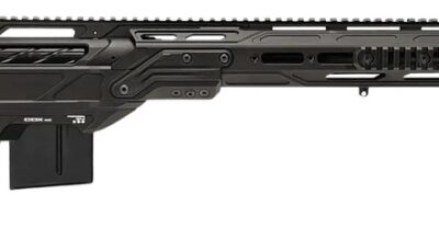 Cadex Inc CDXMCKRKN33827BR30I2D3 CDX-MC Kraken 338 Lapua Mag 5+1 27" Black DLC Match Grade Threaded Barrel, Black DLC Receiver w/Picatinny Rail, M-LOK Handguard, Black Adjustable Folding Buttstock, Bl