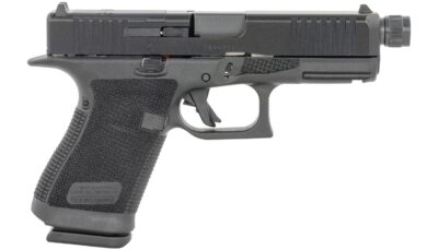 Glock P61950201TB G19 Gen6 9mm Luger 10+1 4.02" Threaded Barrel, Steel Optic Ready/Serrated Slide, Polymer Frame w/Accessory Rail, Interchangeable Backstrap Grip, Ambidextrous