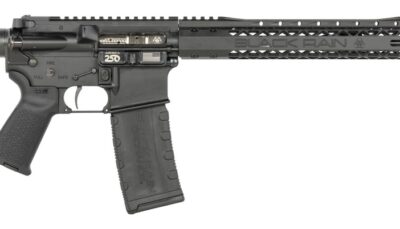 Black Rain Ordnance SSP300BLKABLK SSP 300 Blackout 30+1 16" Black Nitride Threaded Barrel, Black Armor Cerakote Aluminum Receiver w/Picatinny Rail, Magpul MOE SL Black Polymer Stock, Black Magpul Gri